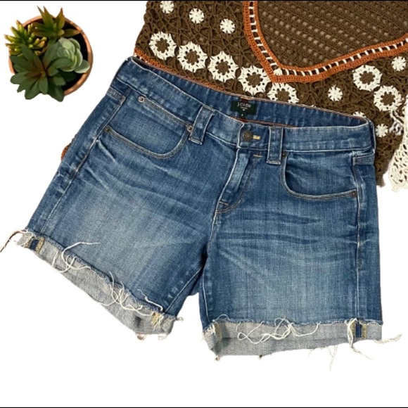 J.Crew Denim Cutoff Shorts - Picture 1 of 9